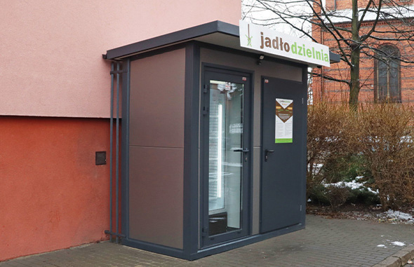 Zostaw niewykorzystane produkty w jadłodzielni