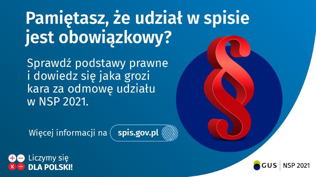plakat obowiazek spisowy