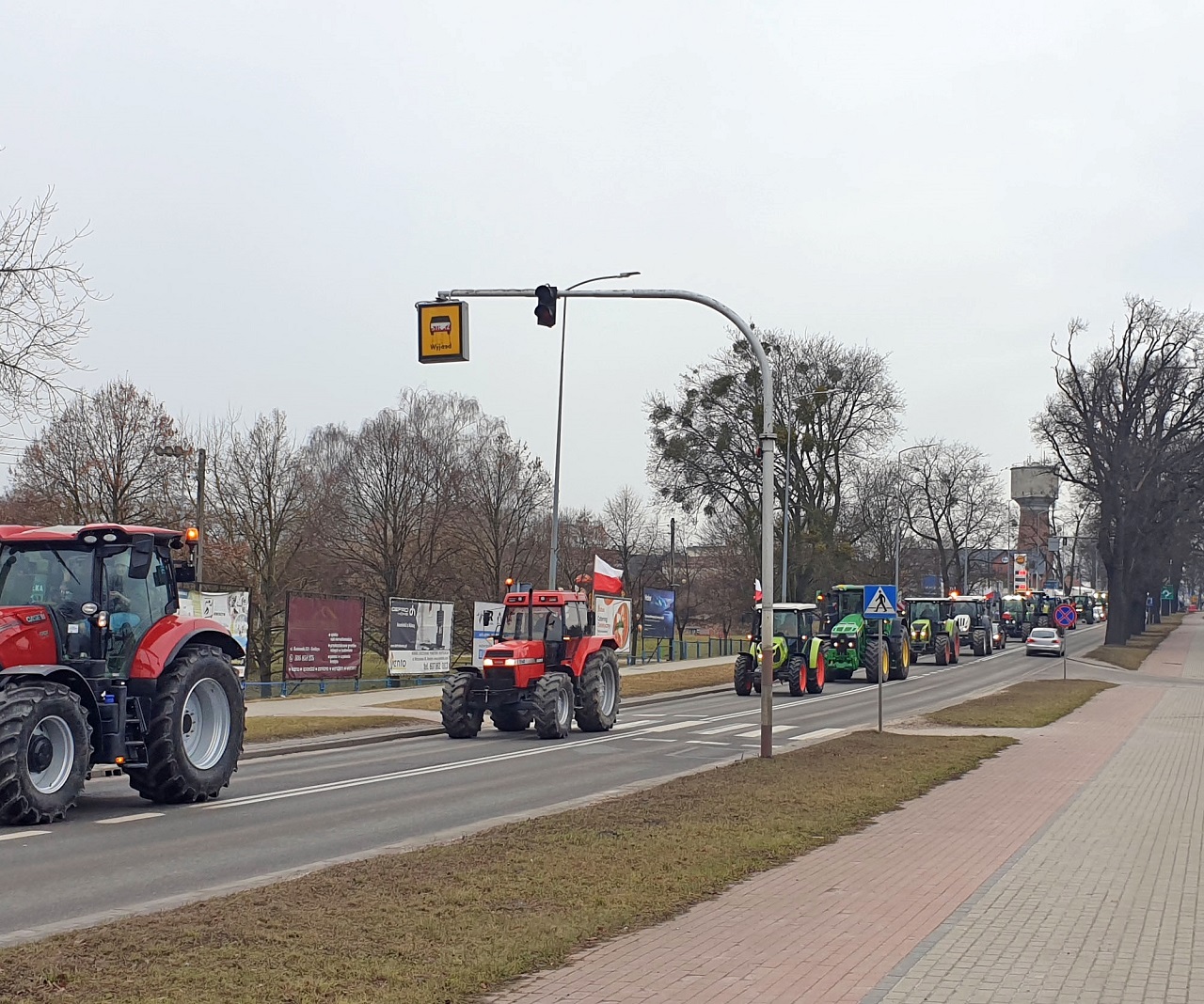 Protesty rolników w powiecie kwidzyńskim