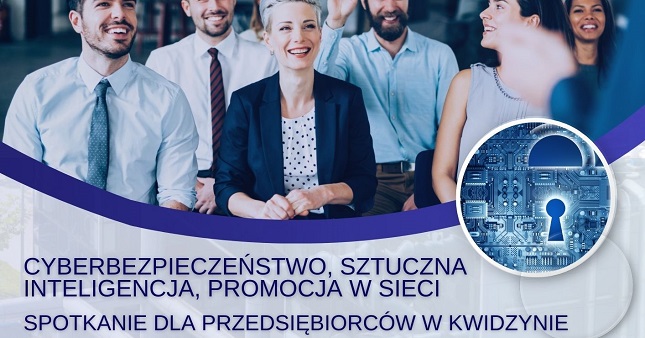 Grupa ludzi śmiejących się oraz krótki opis spotkania.