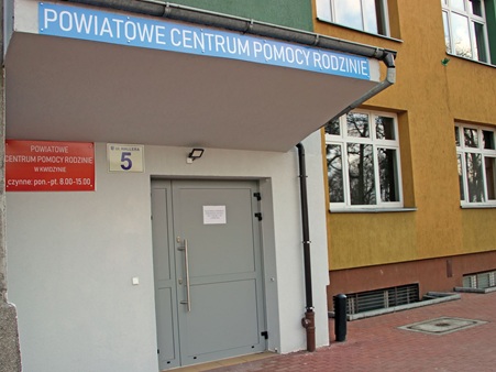 Siedziba Powiatowego Centrum Pomocy Rodzinie w Kwidzynie.