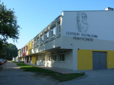 Budynek Centrum Kształcenia Zawodowego i Ustawicznego w Kwidzynie.