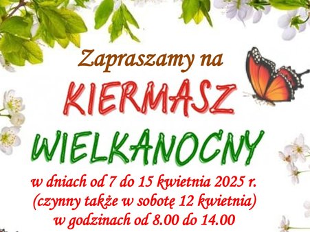 Kiermasz Wielkanocny Warsztatu Terapii Zajęciowej w Górkach